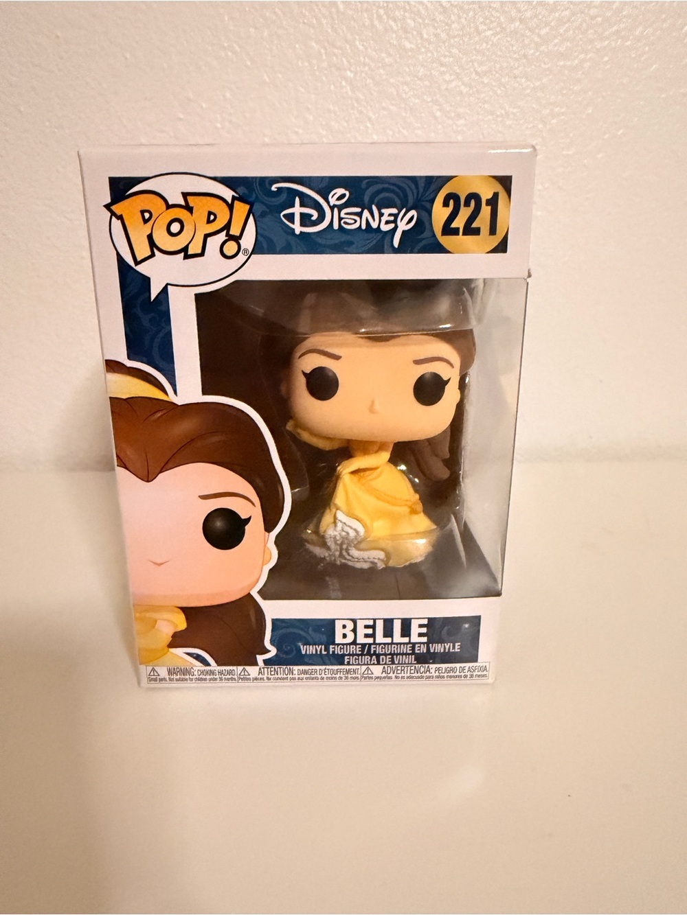 Funko Pop! Belle Yellow and Brown Vinyl Figure